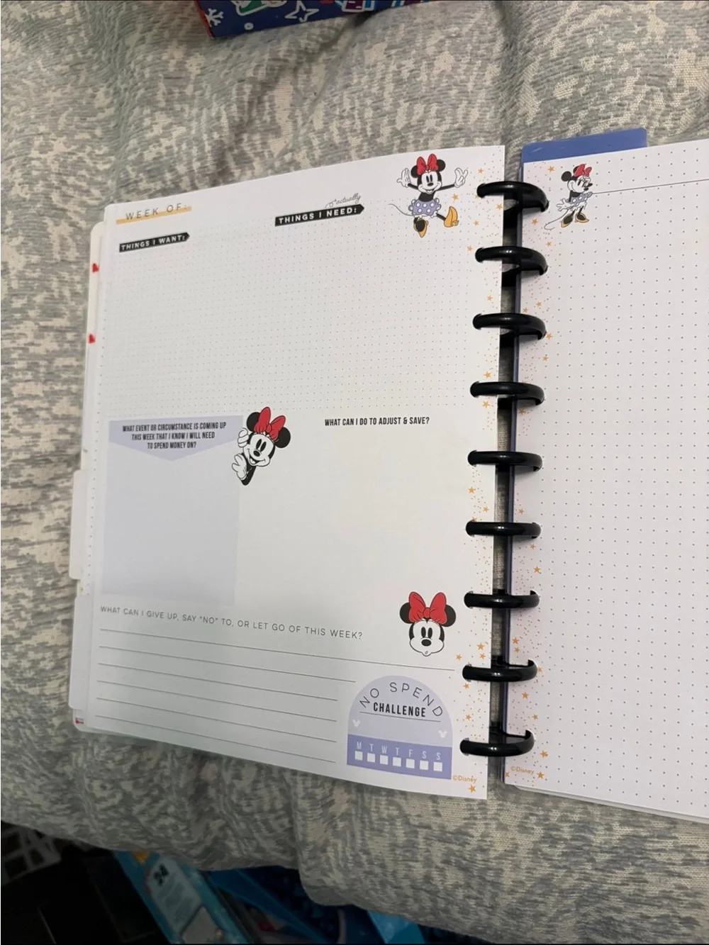 Happy Planner Classic Disney Minnie Mouse Budget Journal Disc